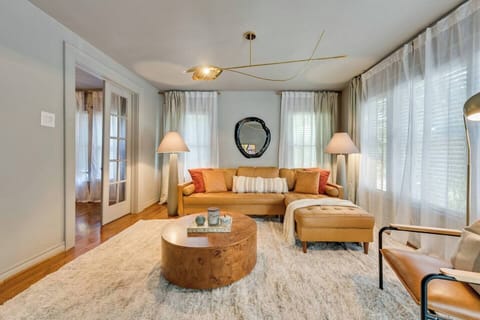 The large living room is spacious and inviting, offering plenty of room to relax and unwind.
