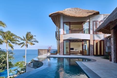 Luxury Villa, 3 Bedrooms, Private Pool, Ocean View | Minibar (some free items), in-room safe, desk, laptop workspace