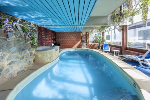 Indoor pool, outdoor pool