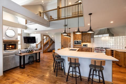 Open concept kitchen