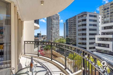 Unwind after a long day in our spacious balcony area overlooking the city 🏙