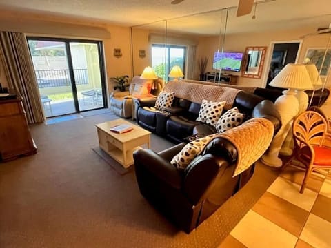 Leather Sectional with 2 End Recliners