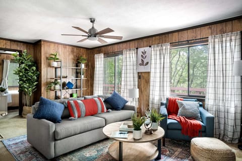 Enjoy time with family and friends in the living room
