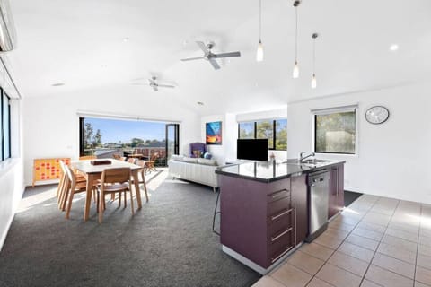 Open plan living with access to balcony