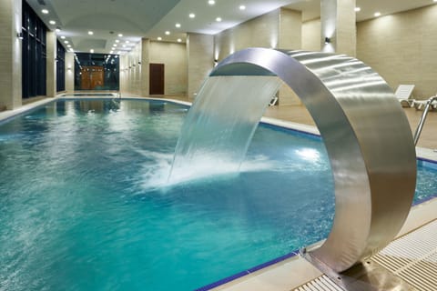 2 indoor pools, open 9:00 AM to 10:00 PM, sun loungers