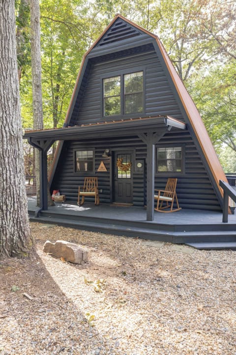 We are the only A-frame on Lake Blue Ridge!
