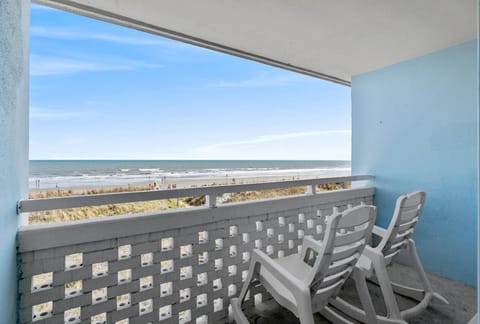 Oceanfront balcony views - Cherry Grove at its best.