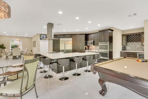 Entertainment offered by a game of billiards ...