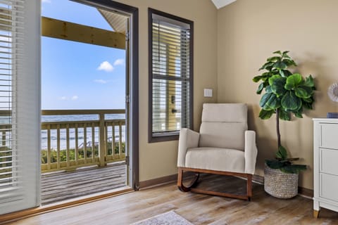 With soft, cotton sheets and a comfy mattress, you'll have the best night of sleep.