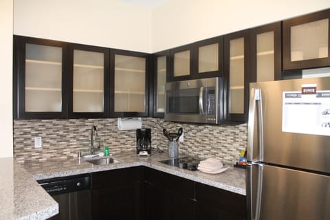 Make a quick meal in your kitchen.