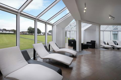 Indoor pool, open 6:00 AM to 9:00 PM, sun loungers