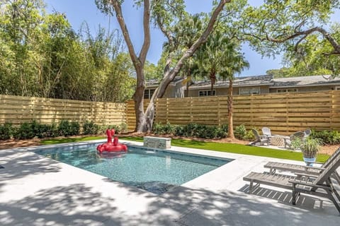 Optional heated pool