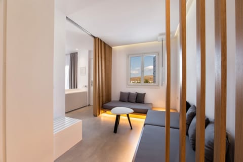 Executive Suite, Private Pool, Sea View | Premium bedding, minibar, in-room safe, individually decorated