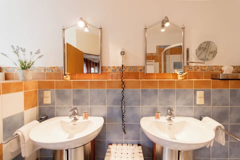 Superior Double Room | Bathroom | Shower, free toiletries, hair dryer, towels