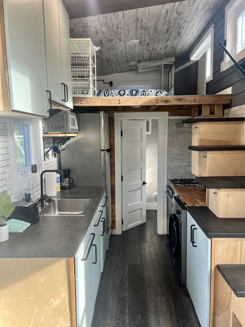 On top is one of the 2 open loft bedrooms