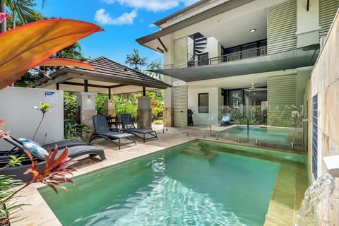 Immerse yourself in luxury with your own private heated plunge pool, featuring built-in seating for ultimate relaxation.