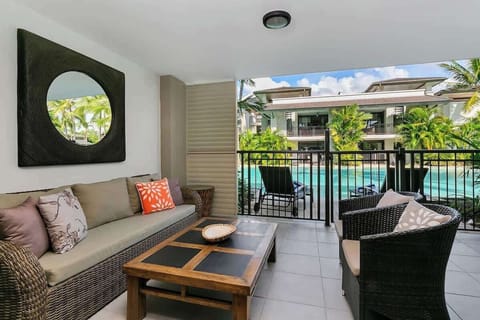 Enjoy engaging conversations and soak in the pool views from the comfort of the balcony.