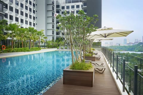 Indoor pool, outdoor pool