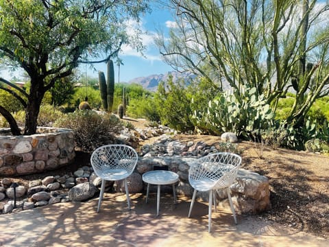 Enjoy a morning coffee and watch the sunrise from the front yard