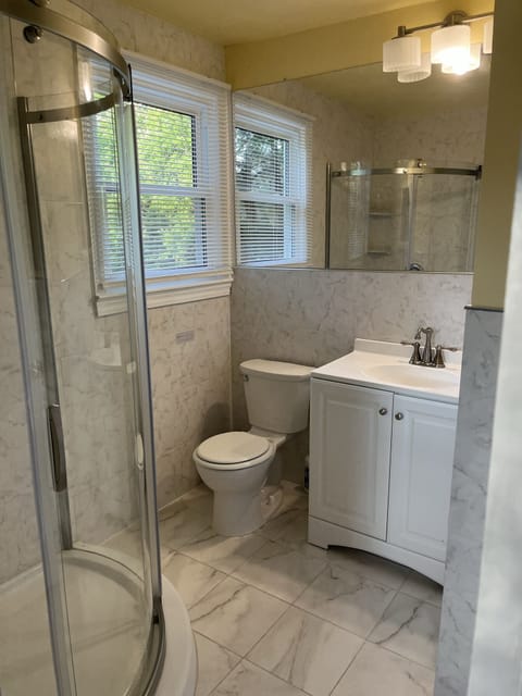 Master bathroom.