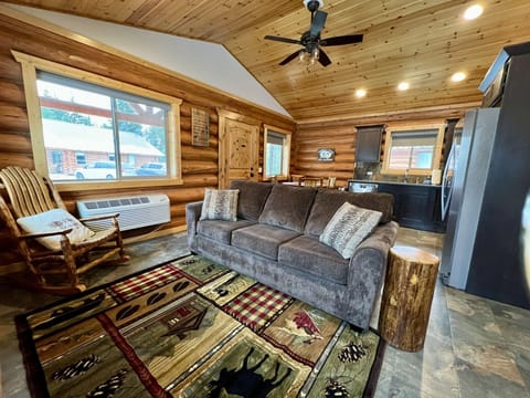 Living Room with queen sofa sleeper