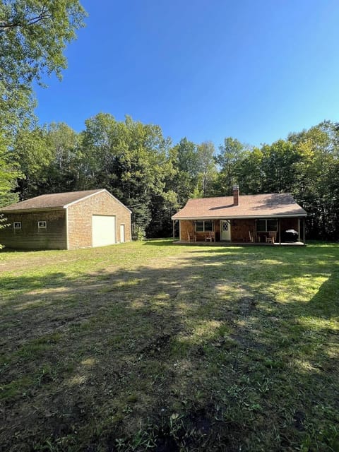 Private lot with lots of parking