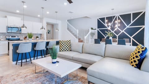 This townhome has a total of 5 bedrooms.