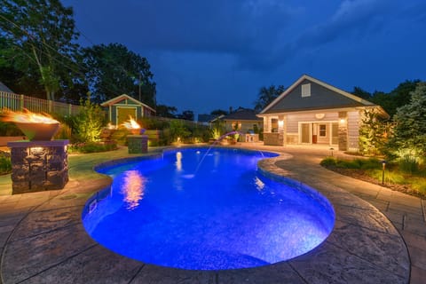 Heated pool private oasis