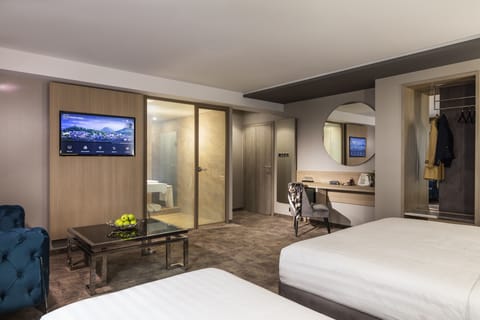 Deluxe Triple Room | Egyptian cotton sheets, premium bedding, memory foam beds, minibar