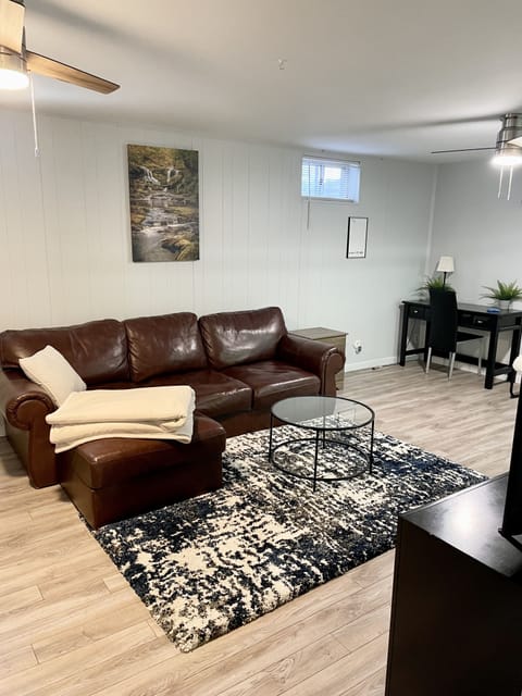 Enjoying a Relaxing time on couch watching your favorite Show
