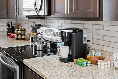 Kitchen with a Full Range of Amenities