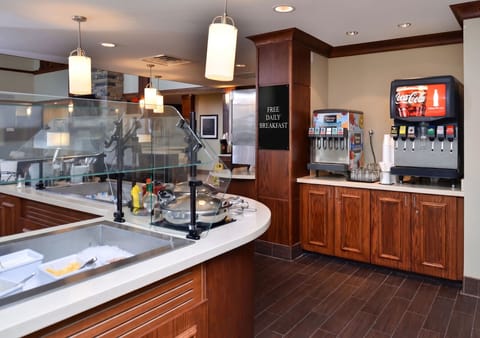 Enjoy a complimentary daily breakfast with both hot and cold offerings