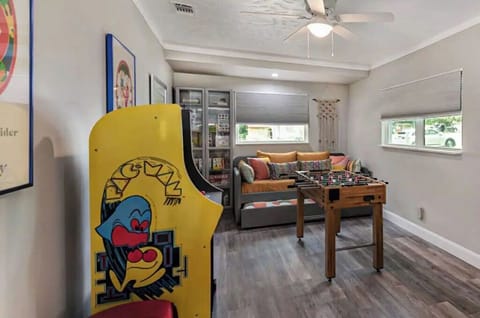 GameRoom with Arcade and Foosball table. Daybed and Trundle (Twin)