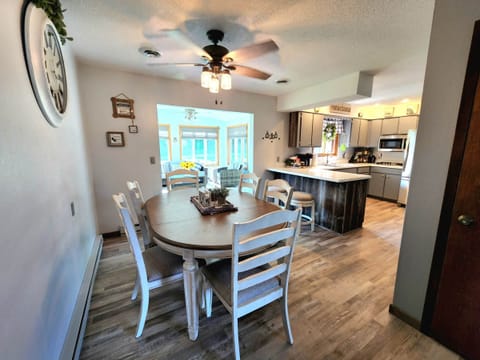 Upstairs Dining and Kitchen Area
