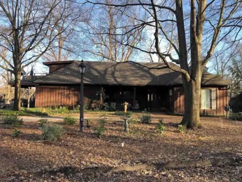 Front of house - Penthouse entrance to the left upstairs