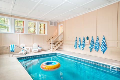 Indoor private pool.