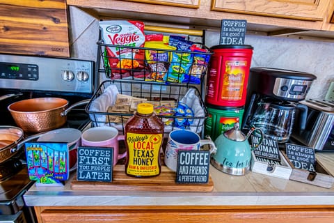 Coffee Station with Snacks!