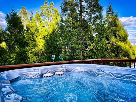 Hot tub with a view!