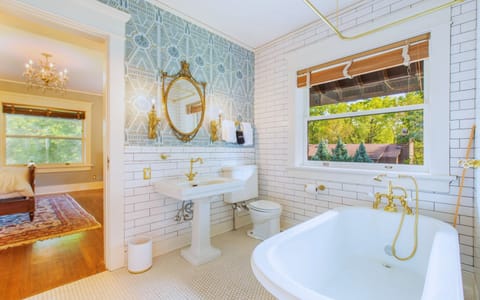 Hair dryer, bathrobes, towels