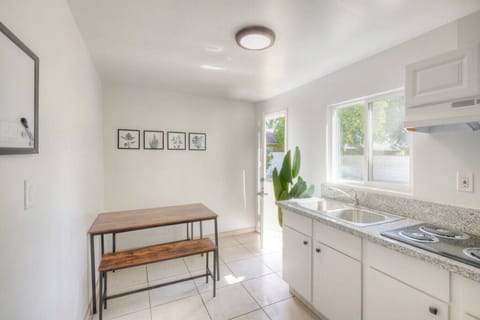 Kitchen and Dining Area.