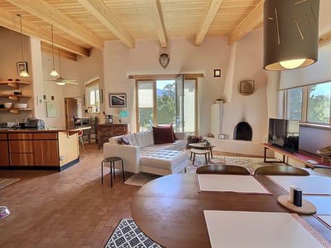 Spacious Open Floor Plan Living, Dining and Entertaining Area, with Patio Access
