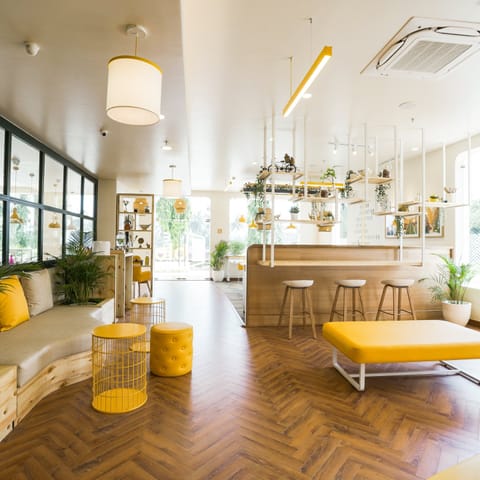 Lobby sitting area