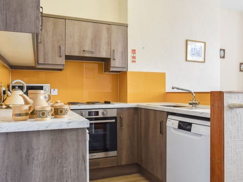 Kitchen area | Whitby Apartment - The Old Schoolhouse, Commondale, near Whitby