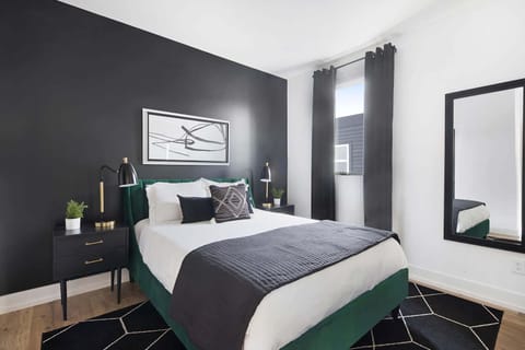 Elegant and Relaxing Bedroom with Plush Bedding