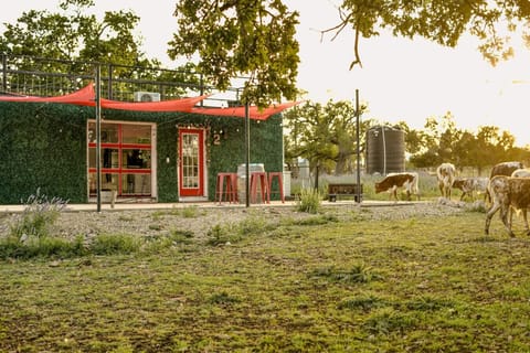 Welcoming front view of your private Fredericksburg bed and breakfast.