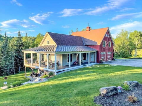Start your morning with coffee or tea on the wrap around porch!