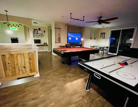 Game room on second level.