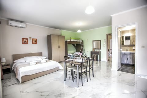 Family Apartment | 1 bedroom, blackout drapes, soundproofing, free WiFi