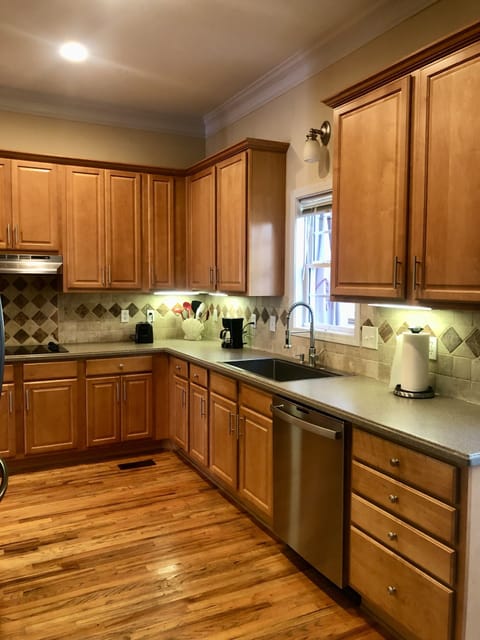 Kitchen with dishwasher  and garbage disposal