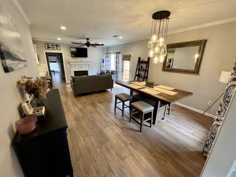 Open Dining Room and living room 